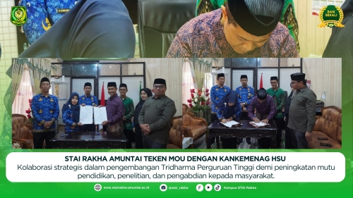 STAI Rakha Amuntai Perkuat Sinergi Tridharma melalui MoU dengan Kankemenag HSU